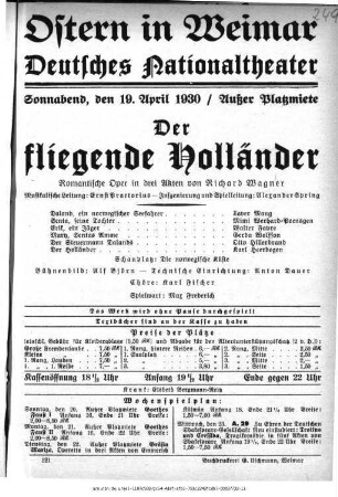 Der fliegende Holländer