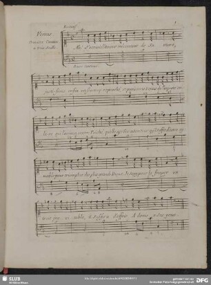 1.re Cantate: Venus