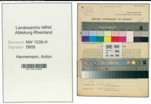 Entnazifizierung Anton Hannemann , geb. 03.04.1905 (Polizist)