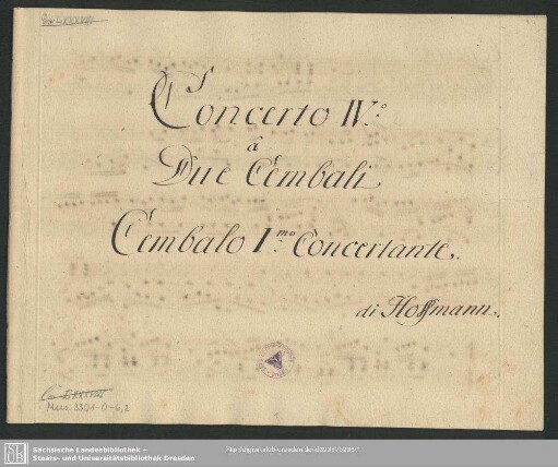 Concertos. Arr - Mus.3301-O-6,2 : cemb (2) - C