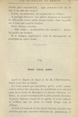 VII. Deux vieux amis