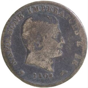 Münze, 10 Soldi, 1809