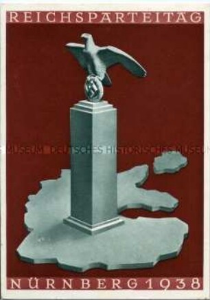 Postkarte zum Reichsparteitag 1938