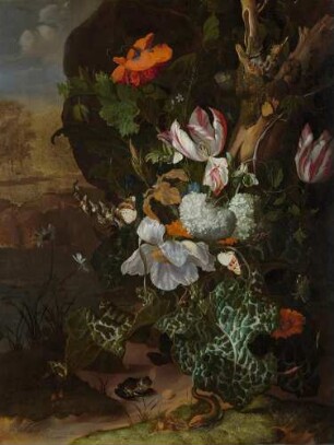 Blumen und Tiere