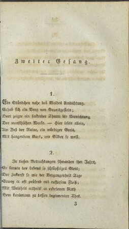 Zweiter Gesang.