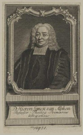 Bildnis des Hieron. Simon van Alphen