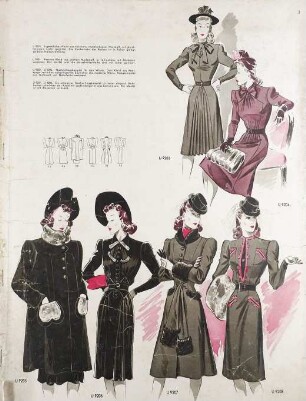 Katalog für Damenmode (um 1940) 1