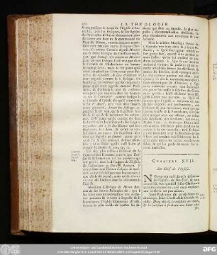 Chapitre XVII. Du Chef de l'Eglise.