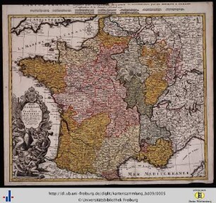 Regni Galliae seu Franciae et Navarrae tabula geographica.