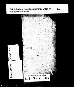Gerichtshandels- und Konsensbuch von Bennewitz (bei Wurzen), Nepperwitz und Grubnitz (bei Wurzen), Bd. 14