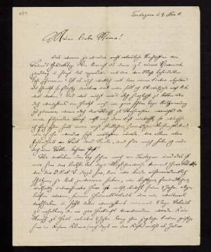 Brief an Mama, 04.11.1910, Tendaguru