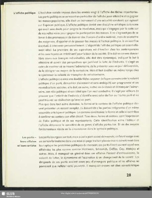 L'affiche politique