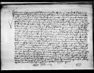 Heinrich von Gochsen genannt Platze reversiert Pfalzgraf Friedrich bei Rhein für das Mannlehen zu Gochsen und Sindringen wie WR 11 314.