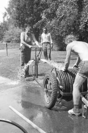 Hoher Wasserverbrauch im heißen Sommer 1983