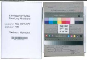 Entnazifizierung Hermann Nierhaus , geb. 13.07.1887 (Dachdecker)