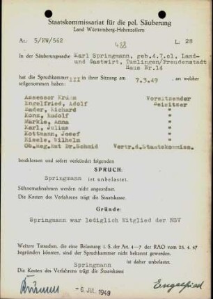 Springmann, Karl