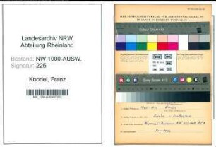 Entnazifizierung Franz Knodel, geb. 30.08.1894 (Landwirt)
