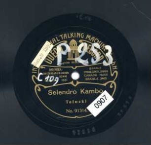 Titel A: Selendro kambo Titel B: Selendro Tjilinggloeé