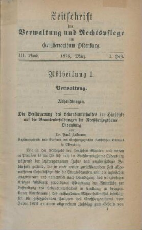 1876, März. 1. Heft