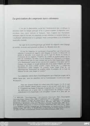 La grécisation des emprunts turcs-ottomans