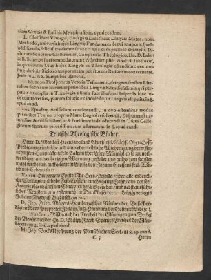 Teutsche Theologische Bücher.