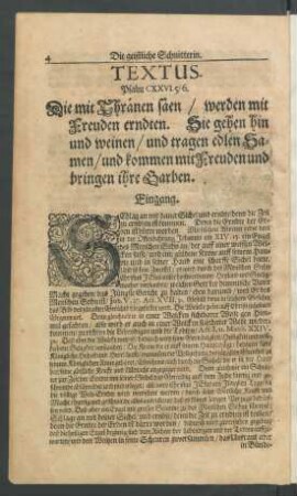 Textus. Psalm. CXXVI. 5/6.