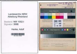 Entnazifizierung Adolf Henke, geb. 09.12.1900 (Kaufmann)