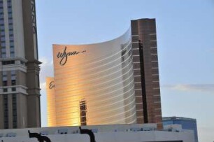 Las Vegas - Wynn Resort Abendsonne in der Fassade