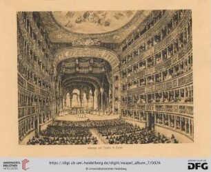 Interno del Teatro S. Carlo