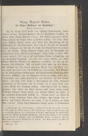 George Maxwel Gordon, der Pilger-Missionar des Pandschab