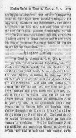 Fünfter Zusatz zu Buch 1. Kapitel 2. §. 7. Bd. 1.