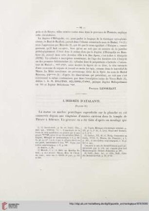 L’Hermès d’Atalanti