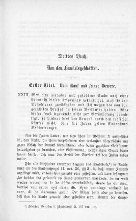 Drittes Buch. Von den Handelsgeschäften