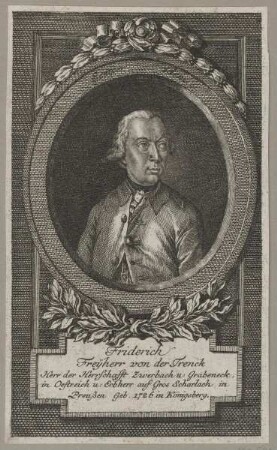 Bildnis des Friderich von der Trenck