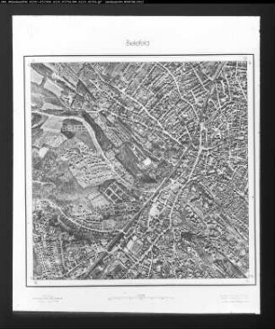 Luftbildplan 1: 5.000 Bl. Bielefeld. (Rechts-Hoch-Wert 5764 / 3466)