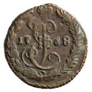 Münze, Denga, 1768