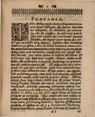 Dissertatio Inauguralis De Castigatione Moderata