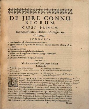 Henningi Arnisaei Halberstadiensis De Iure Connubiorum Commentarius Politicus : In Quo Pleraeque, Quae Circa Sponsalia Et Nuptias Moveri Solent Controversae A Theologis, I[urisconsul]tis, Et Philosophis, Politicis argumentis, suo quaeque loco, disputantur & deciduntur