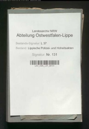 Entwürfe zur Medizinalordnung [von 1789]