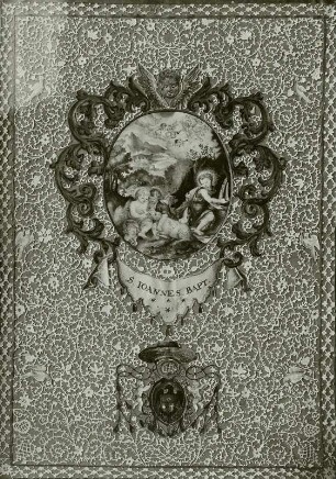 Johannes der Täufer als Kind: Papierspitze mit Wasserfarbenmalerei