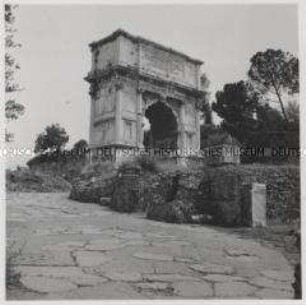 Rom, Forum Romanum, Titusbogen, Via Sacra (Heilige Straße)