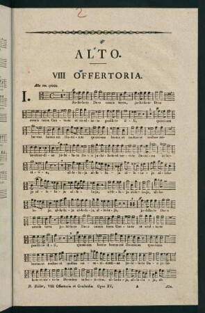 1-15, Alto. VIII Offertoria. - VIII. Gradualia