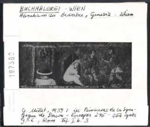 Wiener Genesis: Abraham zu Bersabee