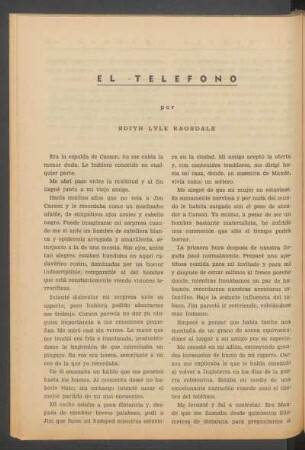 El teléfono