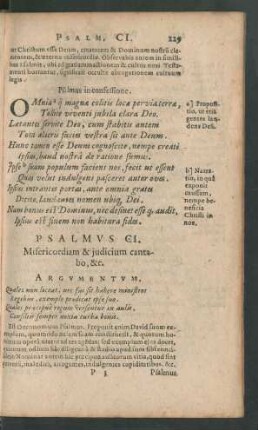 Psalmus CI. - Psalmus CX.