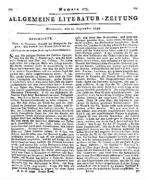 [Meißner, G. B.]: Bemerkungen und Gefühle auf einer Reise über den Harz. Leipzig: Meissner 1798