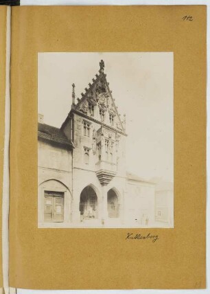 Das Steinerne Haus, Kuttenberg: Ansicht (aus: Skizzen- und Fotoalbum 21)