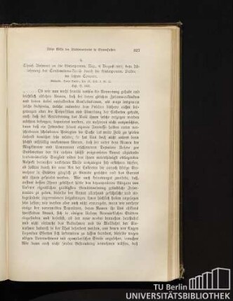 4. Churf. Antwort an die Hinterpomm. Reg., 4. August 1681, betr. Ablehnung der Consumtions-Accise durch die Hinterpomm. Städte im letzten Convent.