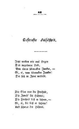 Bestrafte Falschheit