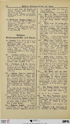 Religion, Kirchengeschichte und Päpste (Nr. 910-985)